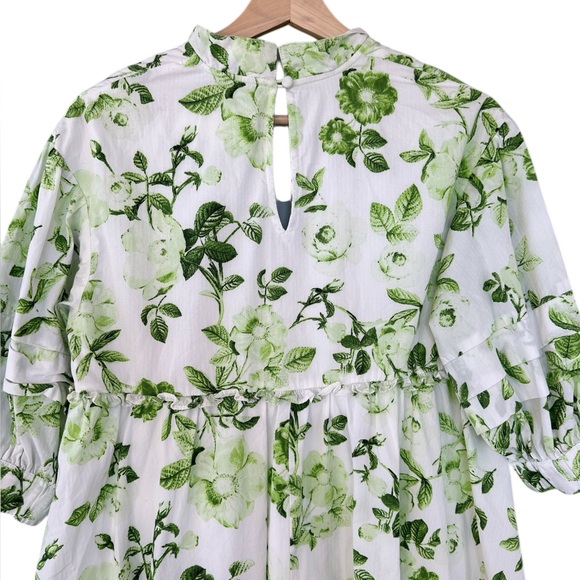 Anthropologie Maeve V-Neck Floral Tunic Dress - Picture 10 of 14